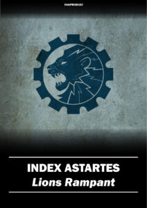 IndexAstartes - Lions Rampant