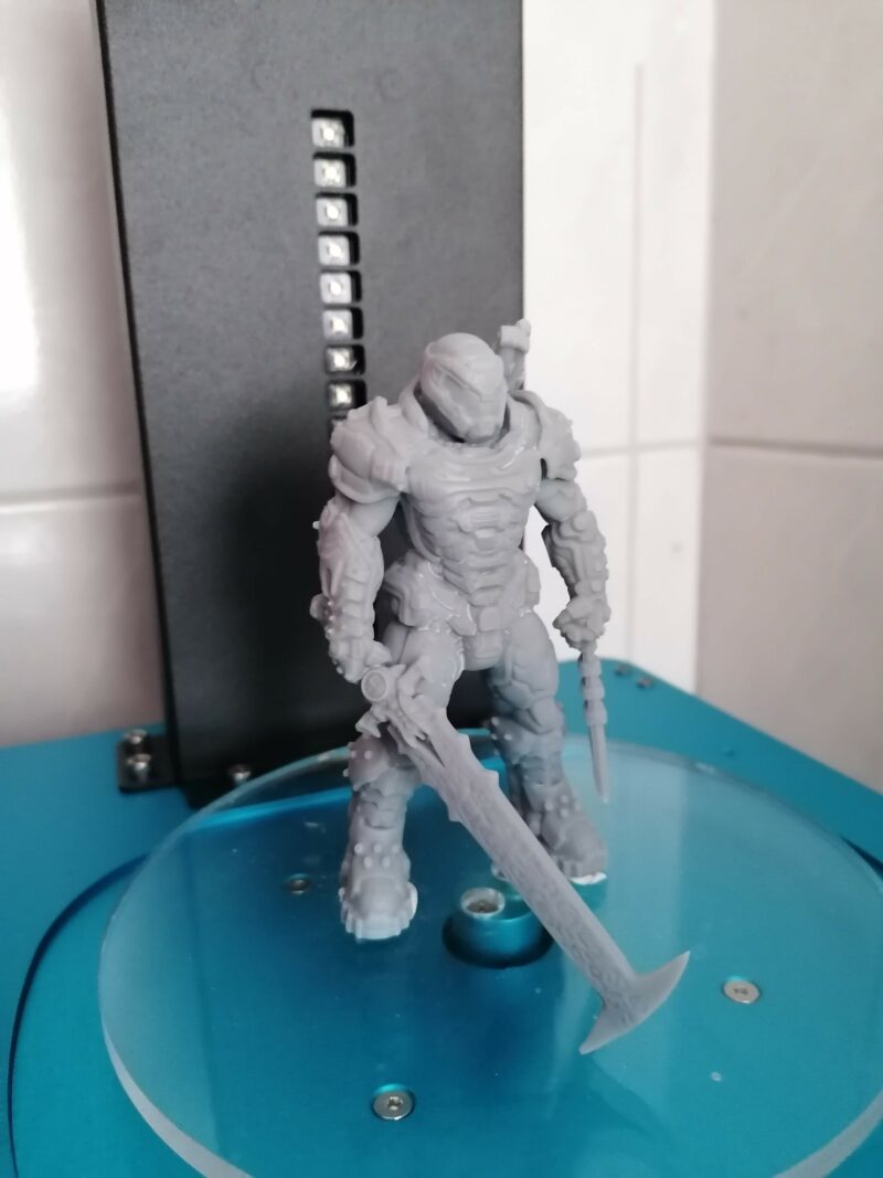 Frisch gedruckte 3D Figur