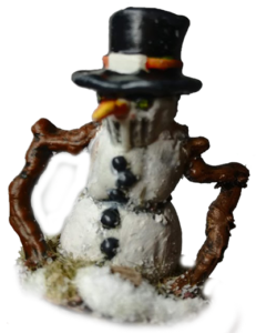 Böser Schneemann