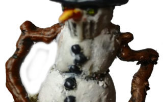 Böser Schneemann