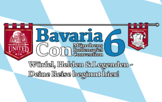 BavariaCon 6 - Münchens Rollenspiel Convention. Würfel, Helden & Legenden - Deine Reise beginnt hier! BavariaCon 2025