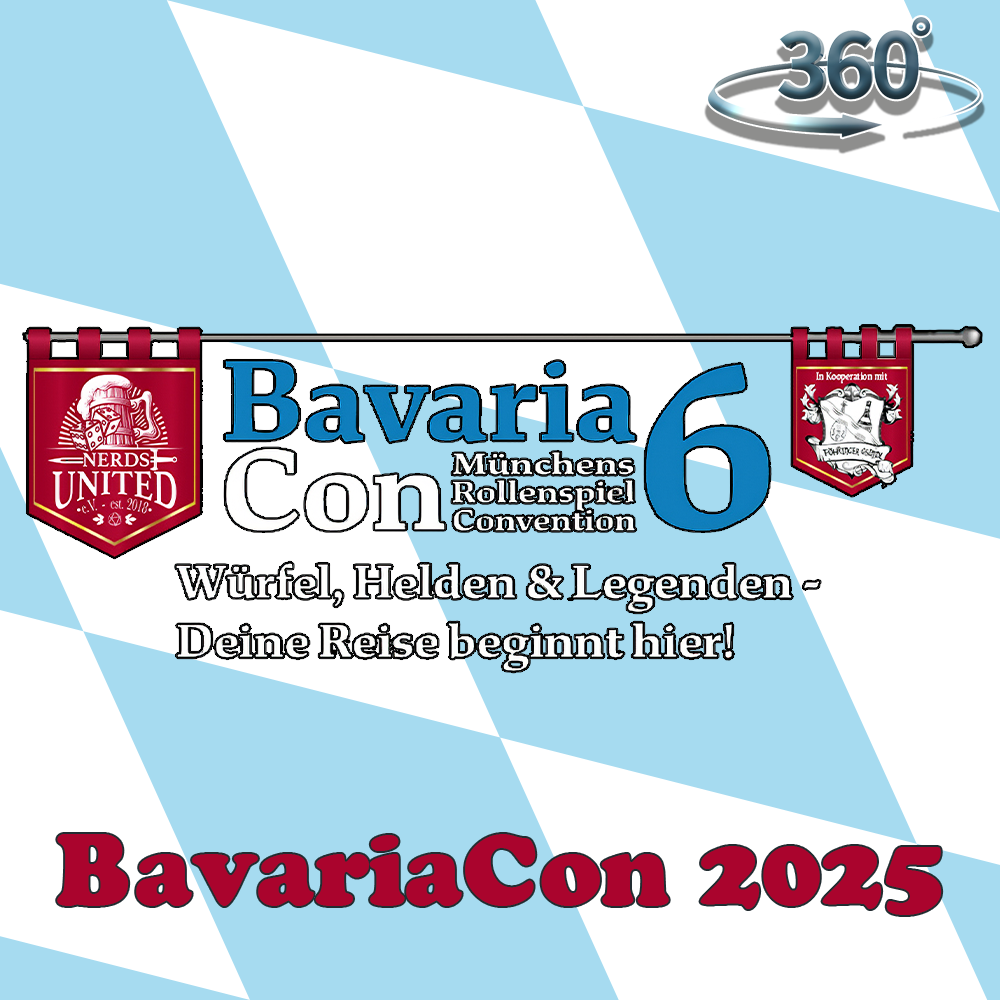 BavariaCon 6 - Münchens Rollenspiel Convention. Würfel, Helden & Legenden - Deine Reise beginnt hier! BavariaCon 2025